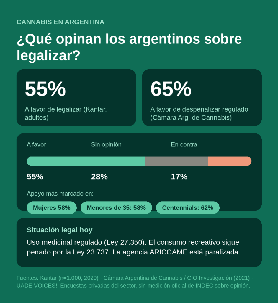 Qu opina la sociedad sobre el cannabis
