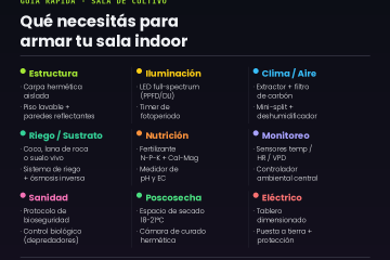 Armado de tu sala cannabis